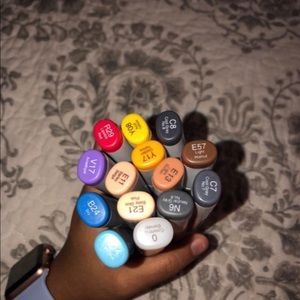 14 double-sided lightly used Copic markers